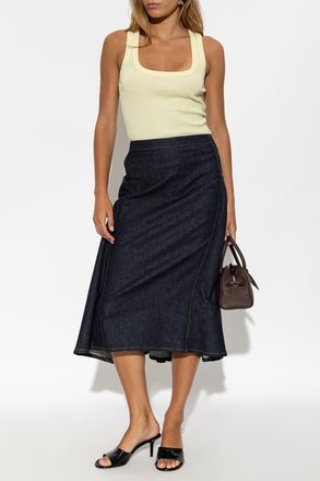 Jacquemus Top Made Of Ribbed Fabric, Womens, Yellow