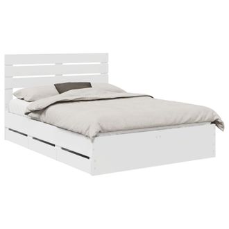 vidaXL Estructura De Cama Con Caj&oacute;n 150 X 200 Cm Madera Ingenieril Vidaxl
