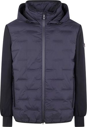 Peuterey hooded panelled jacket - Black