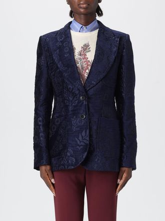 Etro Jacket ETRO Woman color Blue