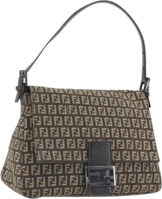 Fendi Pre-owned Vintage Zucchino Shoulder Bag - - Pre-owned - Donna - Marrone - ONE SIZE