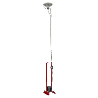 FLOS Toio Deckenstrahler, rot (mit Dimmer)
