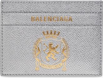 Balenciaga Passport Card Holder - Heren - Portefeuilles - Grijs - ONE Size - Leer - Accessoires