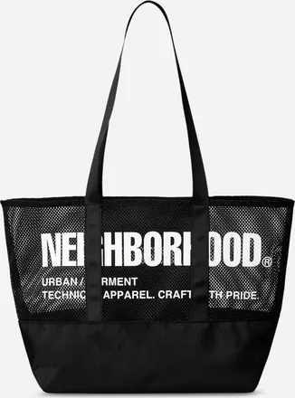 Neighborhood Mesh Tote Bag Black