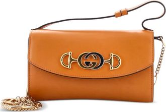 Gucci Zumi Leather Mini shoulder bag - Bruin
