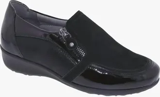Drew Womens Padua Flats In Black Combo