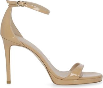 Stuart Weitzman Pink Nudist Platform Ankle Strap Sandals