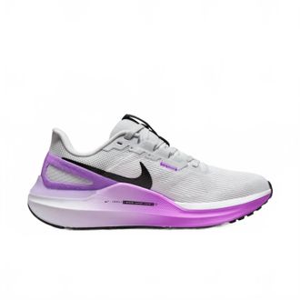 Nike Womens Structure 25 Running Shoes In White/black