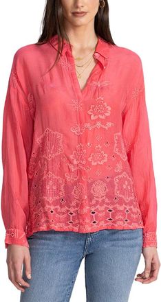 Johnny Was Slim Audrey Button-Down Shirt