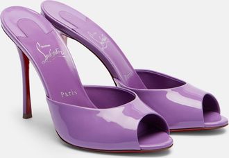 Christian Louboutin Me Dolly 100 patent leather mules