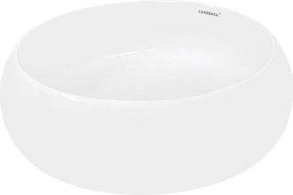 ECD Germany Lavabo de baño lavadero sobremesa fregadero encimera ceramico