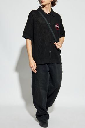 Amiri Shirt With Logo, Mens, Black
