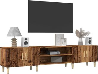 Berkfield Home TV Cabinet Old Wood 180x31.5x40 cm Engineered Wood in Brown