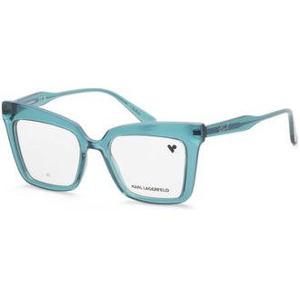Karl Lagerfeld Womens 51 mm Green Opticals