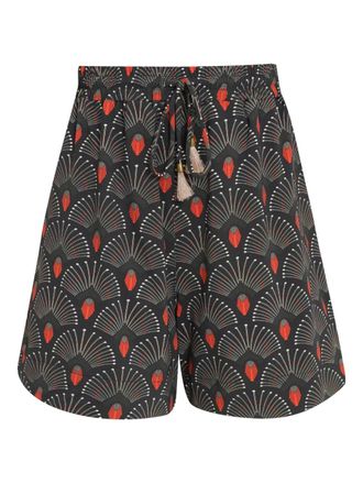 Lygia & Nanny Cannes floral-print shorts - Grey