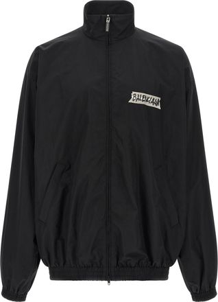 Balenciaga Black Cotton Mens Sweatshirt