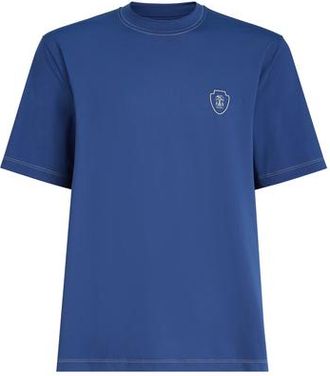 Brunello Cucinelli Crew-neck T-shirt in Avio Blue at Nordstrom, Size Xxx-Large Eu