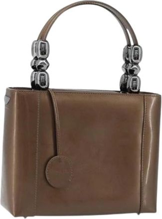 Dior Pre-owned Vintage Handtas - Dames - Vintage Handtas - Bruin - ONE Size - Leer - Vintage
