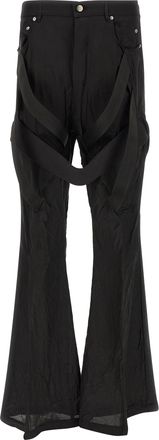 Rick Owens Black Copper Flared Mens Pants