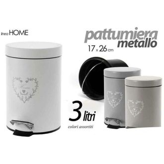 Trade Shop Trade Shop - Cubo Metal 17x26cm 3lt Decoracion Hogar Varios Colores Surtidos Redondo 748622