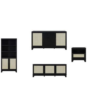 Manhattan Comfort Seridan 4Pc Living Room Set