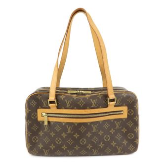 Louis Vuitton Cite Monogram Canvas Brown Canvas Handbag (Pre-Owned)