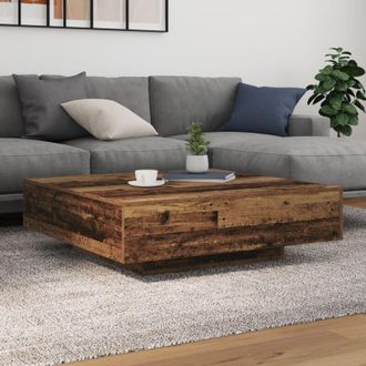 vidaXL Tavolino da Caffè Legno vecchio 100 x 100 x 31 cm - Vidaxl