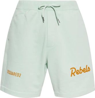 Dsquared2 Shorts sportivi con logo - Verde