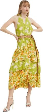 Never Fully Dressed Dames, Jurken, Veelkleurig, Maat: M Katoen