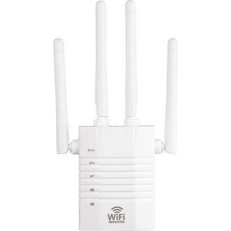 OEM Amplificador De Se&ntilde;al De Red Inal&aacute;mbrica, Transmisi&oacute;n De 1200 Mbps, 4 Antenas Externas, Red De 2,4 Ghz A 5 Ghz, Modo Repetidor Ap Y Funci&oacute;n Wps, Ac100