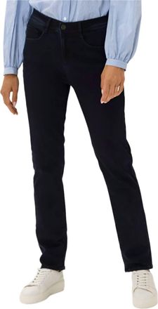 Brax Mary Cropped Straight Leg Jeans In Blue