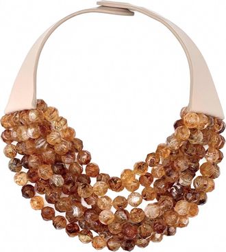 Fairchild Baldwin Womens Bella Necklace In Tortoise