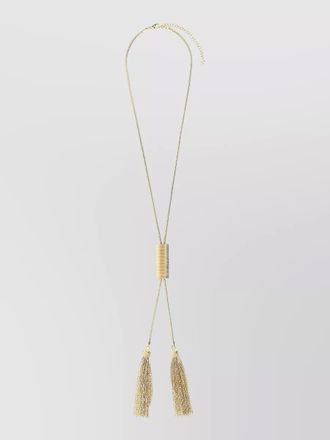 Balmain snake tassel necklace
