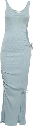 SIMKHAI Geribbelde jurk - Blauw