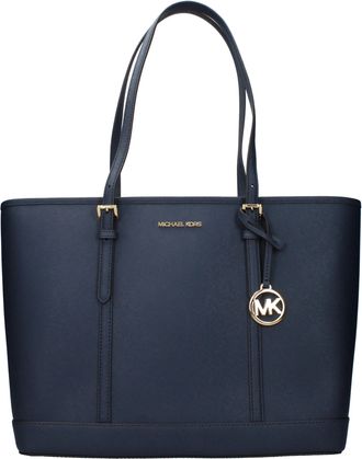 Michael Kors Blue Leather Shoulder Womens Bag