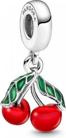 Pandora Asymmetrical Cherry Fruit Dangle Charm
