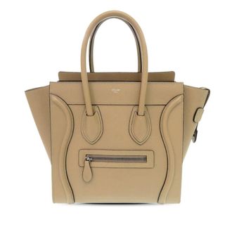 Celine Pre-owned Celine Micro Drummed Calfskin Luggage Tote Ladies 0JJ74MIVZ25HJWFU