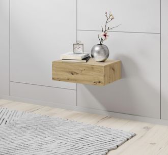 Schlafkontor Nachtkommode »Tajo« mit Schublade, Nachtkonsole für Wandmontage
