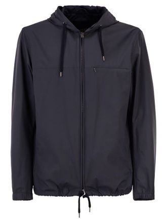 Herno technisch windjack met verstelbare capuchon