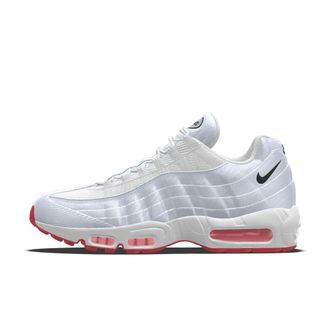 Nike Mens Air Max 95 By You Custom Shoes in White | 8790916372