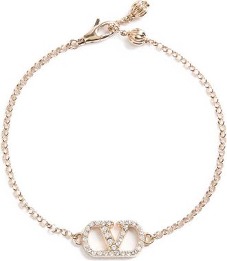 Valentino Garavani Gold VLogo Chain Bracelet