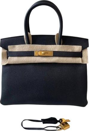 Hermès Hermès Black Epsom Leather Birkin 30