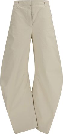 Acne Studios Womens Tailored Trousers Light Beige Cotton