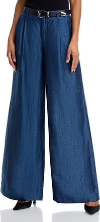 L'agence Allanah Mid Rise Trouser In Deep Sea