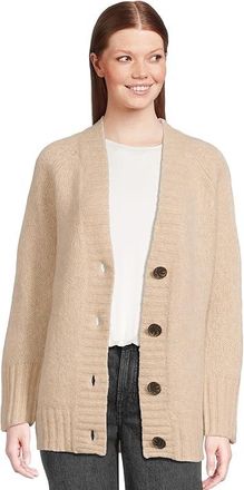 Madewell Fluffy Wool Baker Cardigan Womens Sweater Heather Powder : XL (Womens 14-16), Polyamide/Wool