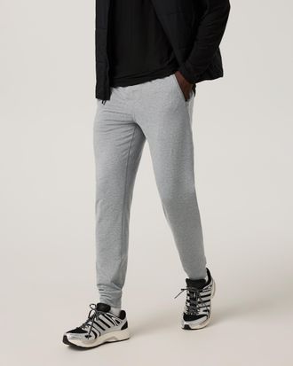 Vuori Clothing Ponto Performance Jogger Pants | Grey Heather | XS, Size Extra Small