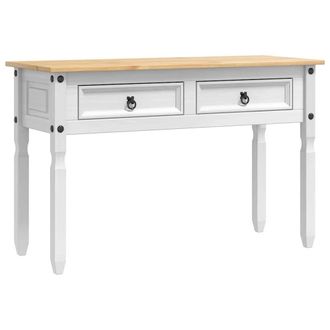 vidaXL Mesa Auxiliar Corona 115 X 46 X 73 Cm Madera De Pino Macizo Vidaxl