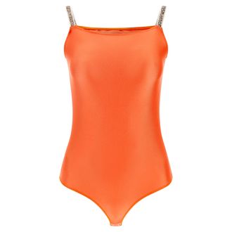 Freddy Body in jersey con scollo dritto e spalline elasticizzate