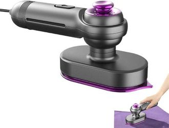 OEM Plancha De Vapor Port&aacute;til - Plancha De Viaje Para Ropa - Elimina Arrugas - Revestimiento Antiadherente - 60 Ml - Gris