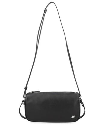 Courr&egrave;ges Three Sixty Structured Leather Shoulder Bag